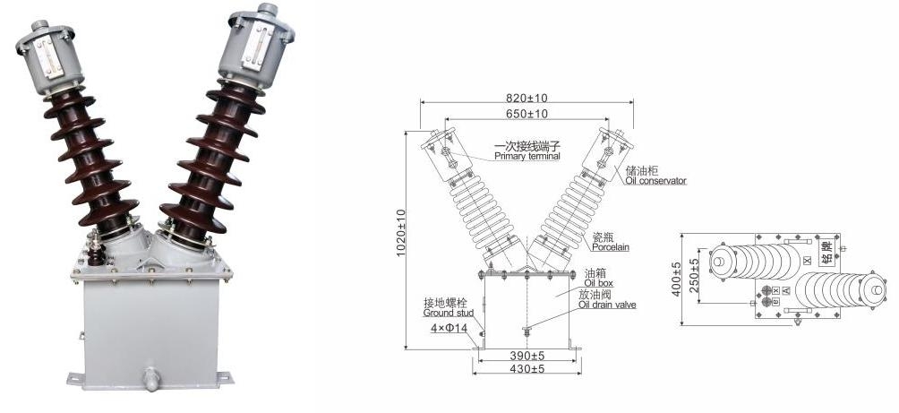 JDJ2-33 33kV Outdoor Voltage Transformer